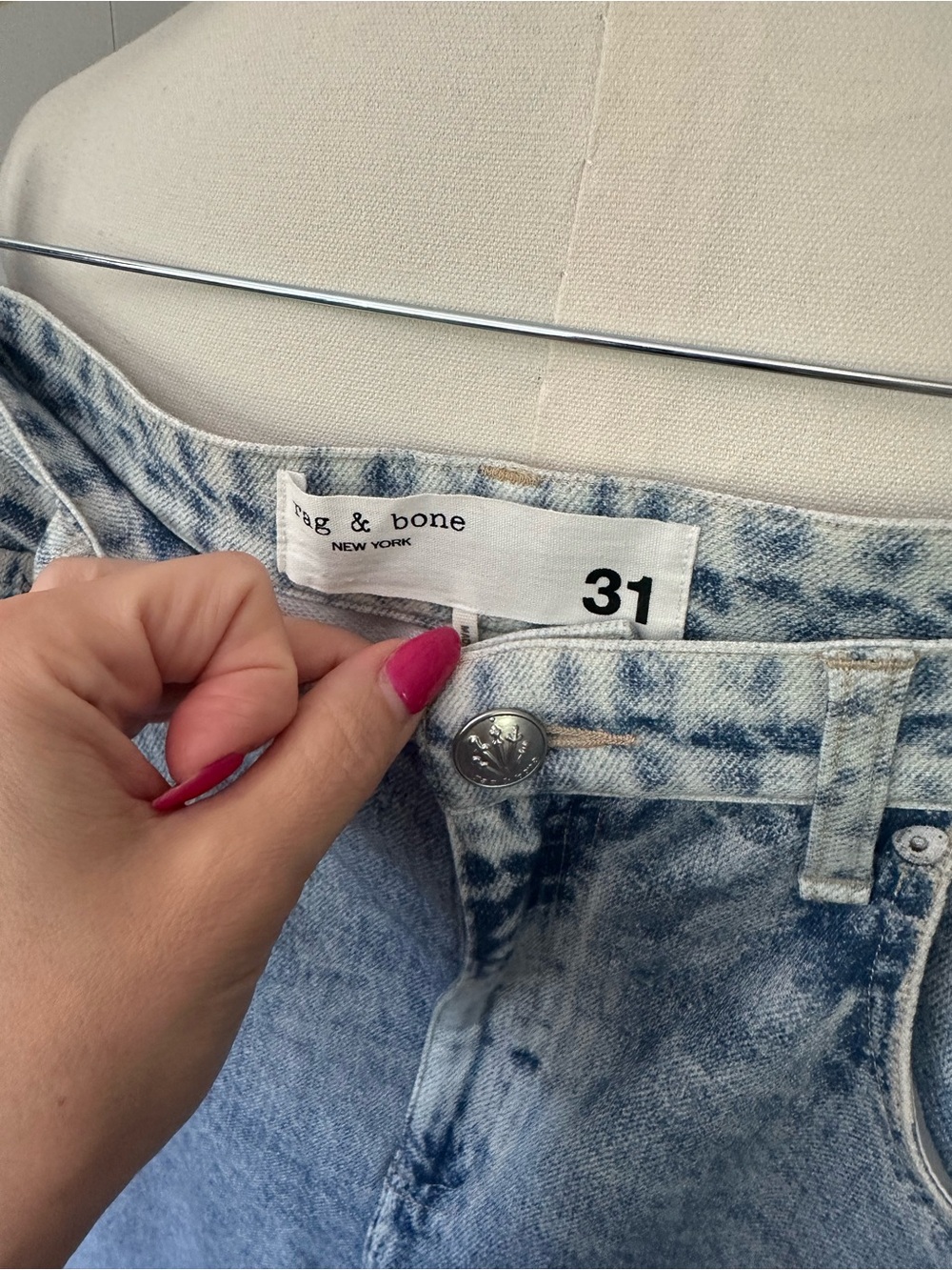 New/never worn viral Rag & Bone Miramar Straight Sweatpants Jeans in Riverly - Picture 3 of 4